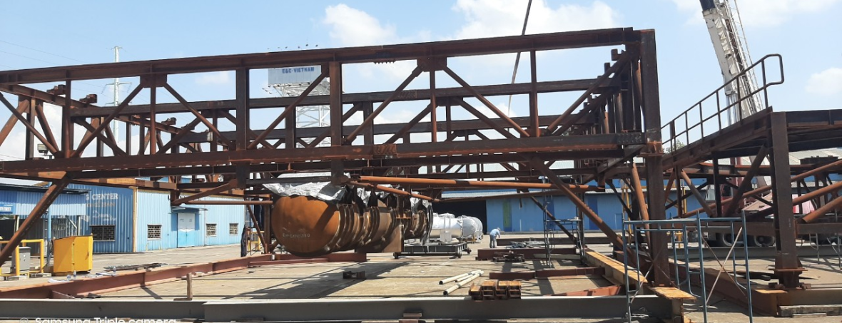 GIA CÔNG KẾT CẤU THÉP POSCO E&C VIỆT NAM KCN NHƠN TRẠCH ĐỒNG NAI